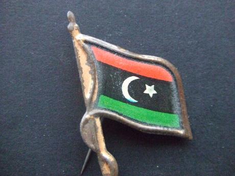 Libië,land in Noord-Afrika oude vlag